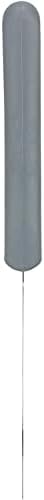 SPARTA Steel Handheld Scraper Kitchen Scraper Tool with Food-Safe Plastic Handle for Griddles, Pans, Pots, and Cutting Boards in Commercial Settings, Stainless Steel, 3 Inches, Gray