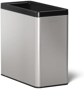Kohler K-31313-ST 12-Liter Open-Top Trash Can, Stainless Steel