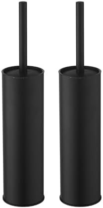 Toilet Brush and Holder,Stainless Steel Toilet Brushes for Bathroom with Holder 2pack