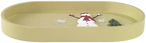 Avanti Linens - Christmas Vanity Tray, Organizer for Soap, Lotion & Jewelry