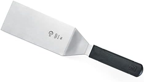 Mercer Culinary Millennia Turner/Spatula, 6 Inch x 3 Inch Blade, Black Handle