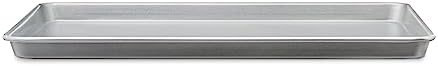 Amazon Basics Ceramic Nonstick Baking Sheet & Cooling Rack Set, Dishwasher Safe, Oven Safe, Half Sheet Size, Gray, 1-Pack