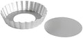 Fat Daddio's PFT-425 Round Fluted Tart Pan with Removable Bottom, 4.25 x 1 Inch
