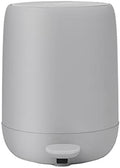 blomus SONO Bathroom Step Trash Can, Microchip Grey, Modern