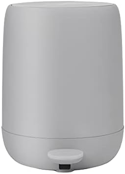 blomus SONO Bathroom Step Trash Can, Microchip Grey, Modern
