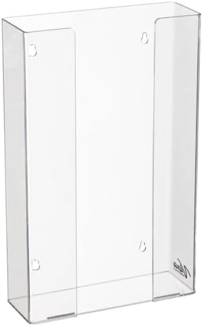 AdirMed VivaEssentials Triple Glove Box Holder, Wall Mount or Free Standing Clear Acrylic Glove Holder