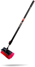 Adam's Truck Brush (3-6ft) - Adjustable Car Cleaning Brush & Pole Combo with Long Handle for Washing & Detailing Your Automotive Vehicle, RV, Truck or Boat