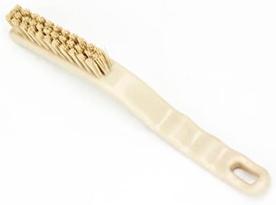 SPARTA Detail Brush Grout Brush, Crevice Brush with Hanging Hole for Bathroom, Kitchens, Countertop, Plastic, 9 Inches, Tan