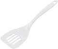 Chef Craft Basic Melamine Slotted Turner/Spatula, 11.25 inch, White