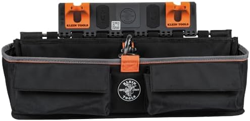 Klein Tools BC511S Bucket Work Center Large Tool Pouch, and Impact Wrenches