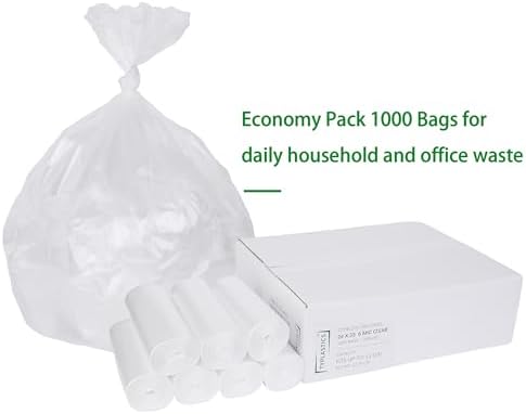 TYPLASTICS Trash Can Liners - Wholesale 1000 Count