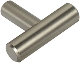 #3489-1-3/4 in. (45mm) CKP Brand T Knob, Brushed Nickel - 10 Pack