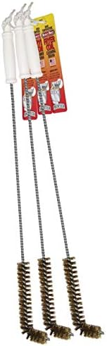 Brushtec B53C L Shape, 3 Pack, High Temperature Deep Fryer Cleaning Brush, Metal Bristles, Pack of 3