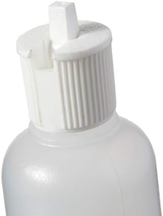 Consolidated Plastics Boston Round Bottles with Flip-Top Cap, LDPE, 2 oz., White, 24 Piece