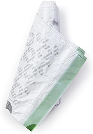 Brabantia PerfectFit Trash Bags (Size G/6-8 Gal) Thick Plastic Trash Can Liners with Drawstring Handles (120 Bags)