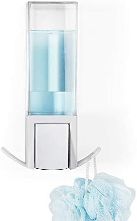 Compactor Clever Soap Dispenser Show Collection, M Size, White, No Drilling Required RAN9653