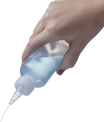 Consolidated Plastics Boston Round Bottles with Yorker Dispensing Cap, LDPE, 4 oz., 24 Piece