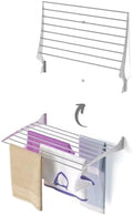 foxydry Fold, wall Mounted Drying Rack, Foldable Space Saving, 31 in