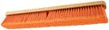 PRO SOURCE Safety Orange Push Broom Head with Threaded Wood Block: 24" Wide