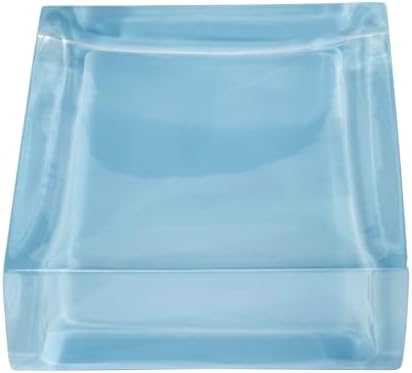 Izod - Soap Dish, Sleek Resin Countertop Accessories, Dorm Room Essentials, Modern Home Decor (Marina Collection, Blue)