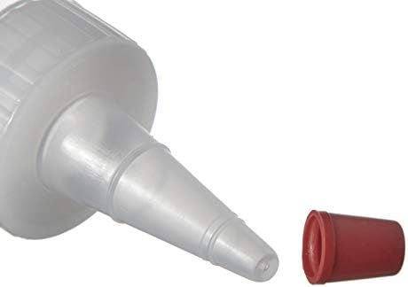 Consolidated Plastics Boston Round Bottles with Yorker Dispensing Cap, LDPE, 4 oz., 24 Piece