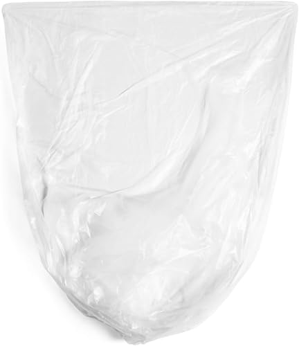Aluf Plastics 45 Gal Clear Trash Bags, 16 Micron (EQ.), 40" x 48" (250 Pk)