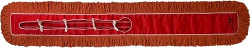 Ultimate Dust Mop Kit: Industrial-Grade Performance, Heavy-Duty Frame, Telescopic Handle - Orange 60 Inch