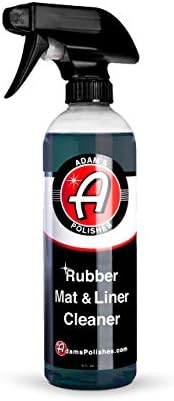 Adam's Rubber Mat & Liner Cleaner 16oz - Floor Mat Cleaner Restores Rubber, Plastic & Vinyl Mats For Car Detailing, Alos Works On Truck Bed Cargo Liners, Trunk Mat Accessories & More