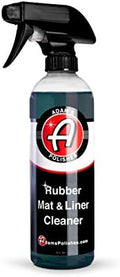 Adam's Rubber Mat & Liner Cleaner 16oz - Floor Mat Cleaner Restores Rubber, Plastic & Vinyl Mats For Car Detailing, Alos Works On Truck Bed Cargo Liners, Trunk Mat Accessories & More