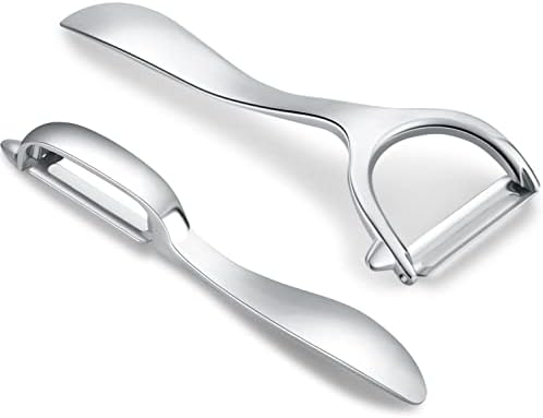 Set of 2 Stainless Steel Vegetable Peeler,Y-Shaped and I-Shaped Stainless Steel Peelers For Potatoes, All Fruits & Veggies¡­