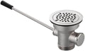 3-1/2 Inch Commercial Sink Drain with Lever Handle Waste Drain Valve
