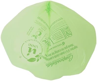 UNNI 3 Gallon Compost Bags for Countertop Bin, 200 CT, Extra Thick 0.71 Mil