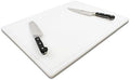 Extra Large Cutting Board 24x18 with Groove, 3/4" Heavy White Plastic