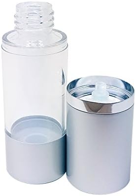 Perfume Studio Airless Pump Bottle Refillable; 1 oz. Ideal Airless Dispenser Container for Travel Made from BPA Free Clear Durable Plastic. (30ml - 1, Airless Pump Bottle)