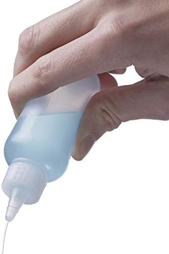 Consolidated Plastics Boston Round Bottles with Yorker Dispensing Cap, LDPE, 2 oz., 24 Piece