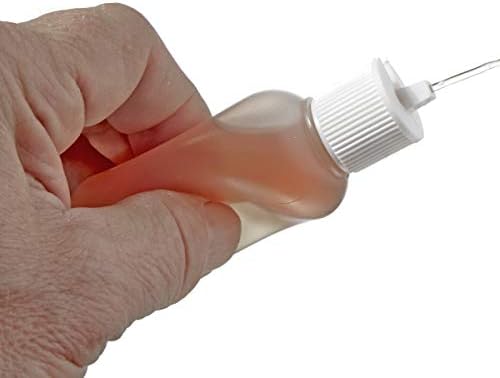 Consolidated Plastics Boston Round Bottles with Flip-Top Cap, LDPE, 2 oz., White, 24 Piece