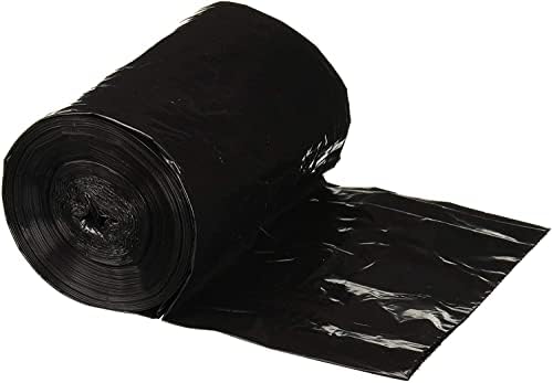 PSBM 55-60 Gallon Black Trash Bag, 200 Bags, 2 Mil Thick, For Commercial Kitchen, Warehouse, Office, Janitorial, Can Liners, Large Garbage Bags