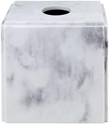 Avanti Linens - Tissue Box Cover, Standard Size Tissue Holder for Home