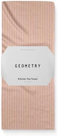 GEOMETRY Spring Kitchen Towels - Quick Dry Microfiber Cloth Spring & Summer Dish Towels for Kitchen Drying - Premium Quick Dry Towel - Strawberry Shortcake Lines, 18" x 30" - 1-Pack