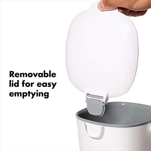 OXO Good Grips Easy-Clean Compost Bin, White, 0.75 Gal