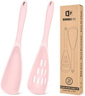 BUNDLEPRO Silicone Cooking Spoons for Nonstick Cookware, One-Piece, 2 Pack
