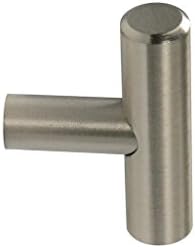 #3489-1-3/4 in. (45mm) CKP Brand T Knob, Brushed Nickel - 10 Pack