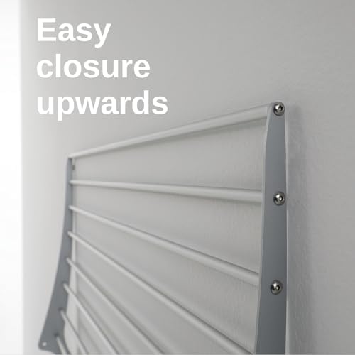 foxydry Fold, wall Mounted Drying Rack, Foldable Space Saving, 31 in