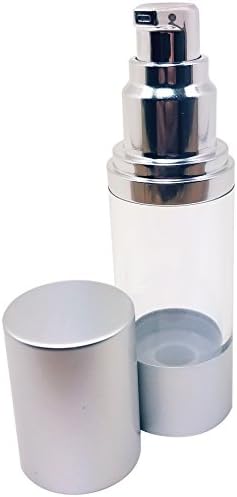 Perfume Studio Airless Pump Bottle Refillable; 1 oz. Ideal Airless Dispenser Container for Travel Made from BPA Free Clear Durable Plastic. (30ml - 1, Airless Pump Bottle)