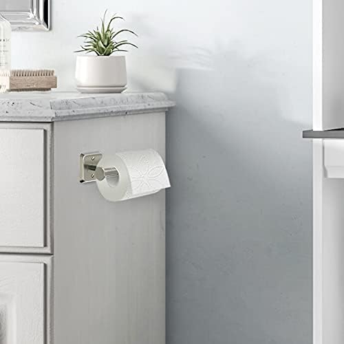 Toilet Paper Holder Wall Mount Bathroom Toilet Paper Roll Holders Bath Tissue Dispenser for Cabinet-Brushed Nickel
