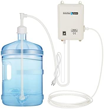 TDRENERGY Bottle Water Dispenser Pump System Automatic 110V 40psi 1 GPM for Home/Office Kitchen Refrigerator Coffee Maker Ice Maker for 3 or 5 Gal Water Bottle Single Inlet