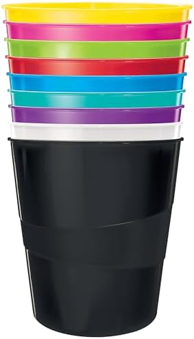 Leitz Wow 15 litre Waste Bin, Red Bin, Plastic, 52781026