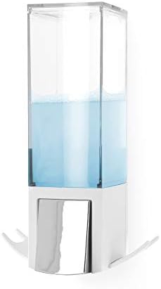 Compactor Clever Soap Dispenser Show Collection, M Size, White, No Drilling Required RAN9653