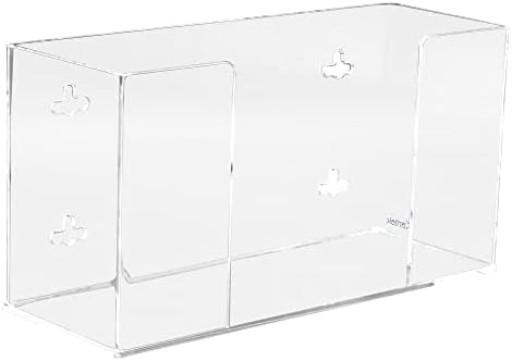 Kantek Acrylic Glove Dispenser, Quadruple Box Capacity, Easy-Box-Swap, 10.3-Inch Wide x 3.8-Inch Deep x 21.3-Inch High, Clear (AH145)
