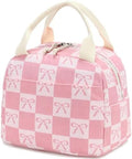 Bluboon Lunch Bag for Women Men Cute Corduroy Lunch Tote Bags Reusable Insulated Lunch Box Large Capacity Reusable Insulated Cooler for Work Picnic or Travel